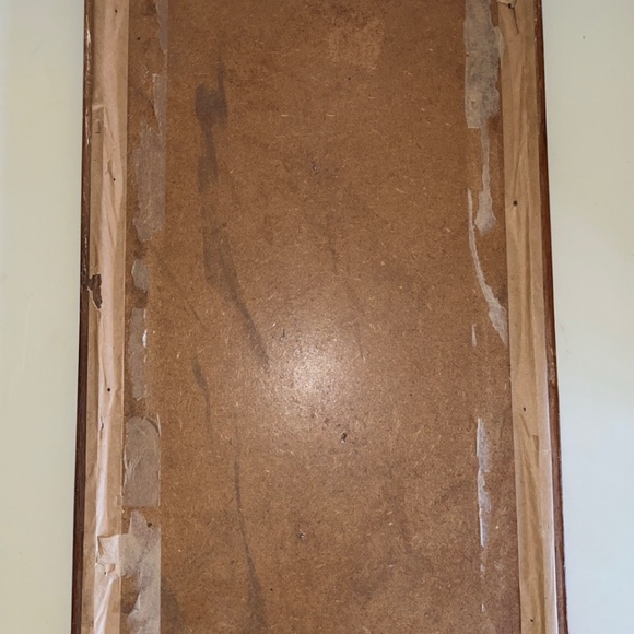 Vintage mid century carved teak wood wall art of African man and woman - Picture 8 of 8